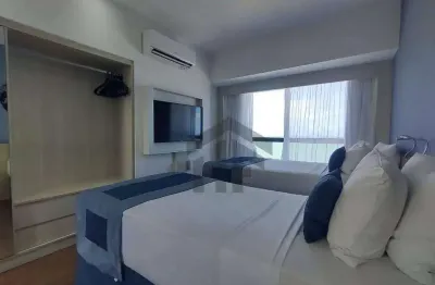 Flat de 25m² à venda, com 1 quarto e mobiliado, localizado em boa viagem, recife - pernambuco.