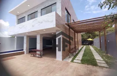 Casa de 288m² à venda, com 4 quartos (1 suíte), localizada em enseada dos corais, cabo de santo agostinho - pernambuco.
