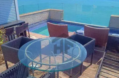 Apartamento cobertura tríplex, 413m², à venda com 4 quartos suítes, localizado em piedade, jaboatão dos guararapes - pernambuco.