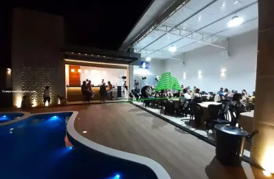 Área de lazer para venda em limeira, residencial nobreville, 1 dormitório, 1 banheiro, 1 vaga