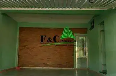 Casa para venda em rio claro, vila cristina, 2 dormitórios, 1 banheiro, 2 vagas