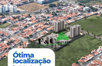 Apartamento para venda em paulínia, alto de pinheiros, 2 dormitórios, 1 banheiro, 2 vagas