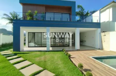 Vargem Pequena | Casa de Condomínio 4 quartos, sendo 4 suites