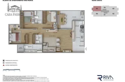 Apartamento à venda em Campinas, Parque Prado, com 3 quartos, com 95.99 m², Casa Prado