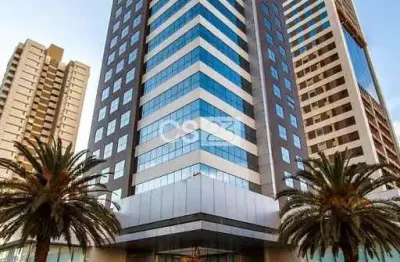 Sala para locação 104m2, pronta para uso, com divisórias, climatizada, BWC PNE, Torre Montello ao l