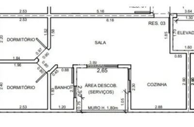 Apartamento com 2 quartos à venda na Rua Castelo Novo, 99, Vila Francisco Matarazzo, Santo André, 43 m2 por R$ 365.000