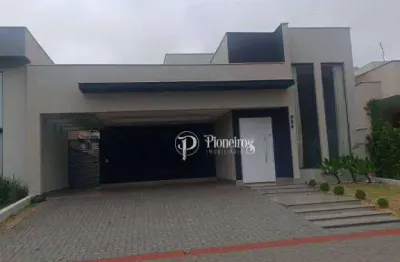 Casa com 3 dormitórios à venda, 159 m² por r$ 1.300.000,00 - parque tauá - cond. araçari - londrina/pr