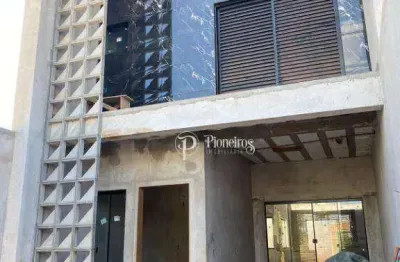Sobrado com 3 dormitórios à venda, 143 m² por r$ 650.000 - londrina/pr