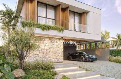 Casa com 4 dormitórios à venda, 243 m² por r$ 1.890.000 - gleba pinguim - londrina/pr