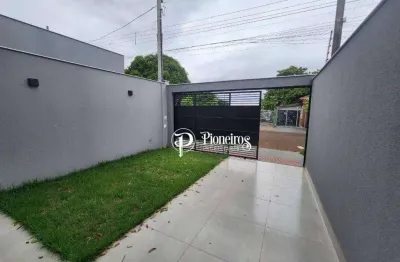 Casa com 3 dormitórios à venda, 75 m² por r$ 365.000 - jardim montecatini - londrina/pr