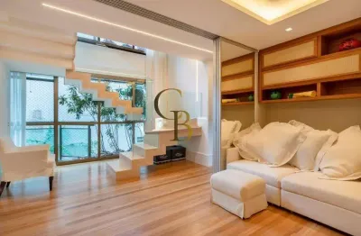 Duplex Reformado no Jardim Botânico  Vista Verde e 3 Quartos