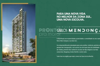 Boa Viagem - Apartamento à venda 40 metros - 2 Quartos - 1 Suíte - 1 Garagem - Recife, PE