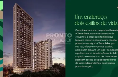Torre - Apartamento à venda 28 metros - 1 Quarto - 1 Garagem - Recife, PE