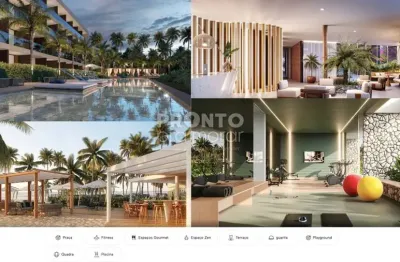 Praia dos Carneiros - Apartamento à venda 32 metros - 1 Quarto - 1 Garagem - Tamandaré, PE