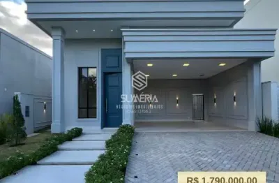 Casa em condomínio fechado com 3 quartos à venda na Via Principal Planejada Longitudinal Leste 2, 8, Condomínio Belvedere II, Cuiabá, 172 m2 por R$ 1.790.000