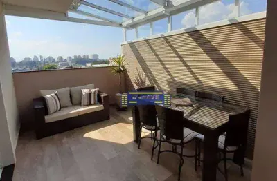 Lindo Apartamento Cobertura com 2 dormitórios à venda, 87 m² por R$ 750.000 - Assunção - São Bernardo do Campo/SP