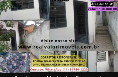 Casa para Venda em Registro, Vila Nova, 2 dormitórios, 1 banheiro