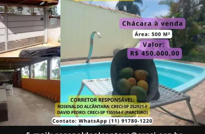 Chácara para Venda em Santana de Parnaíba, Chácara das Garças, 2 dormitórios, 1 banheiro, 2 vagas