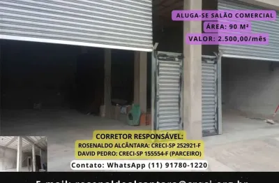 Salão Comercial para Locação em Santana de Parnaíba, Parque dos Monteiros II, 2 banheiros