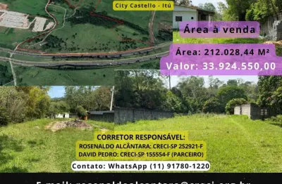 Terreno à venda na Rodovia Presidente Castelo Branco, 0,00, City Castelo, Itu