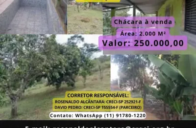 Chácara para Venda em Cajamar, Vau Novo, 1 dormitório, 1 banheiro