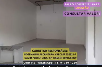 Salão Comercial para Locação em Santana de Parnaíba, Vila Poupança, 1 banheiro