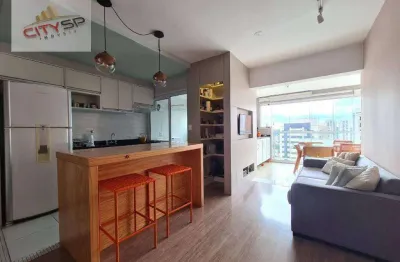 Apartamento com 1 dormitório para alugar, 53 m² por R$ 4.428,52/mês - Vila Guarani (Zona Sul) - São Paulo/SP