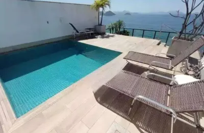 Av. Atlântica, Cobertura Duplex, 400m2, 4Qtos, 3 vagas, Copacabana.