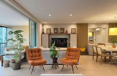 Apartamento com 3 dormitórios à venda, 218 m² - brooklin paulista - são paulo/sp