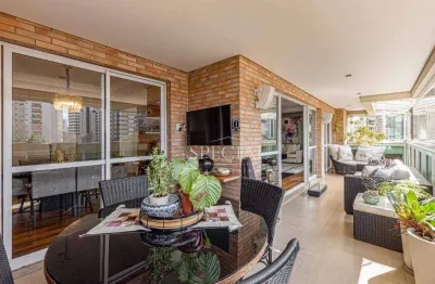 Apartamento com 4 dormitórios à venda, 245 m² por r$ 4.300.000,00 - brooklin - são paulo/sp