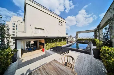 Cobertura duplex de 690m² com piscina privativa, 2 suítes e 7 vagas – alto padrão nos jardins