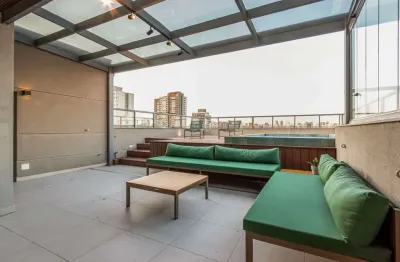 Belíssima cobertura de 332 m², com 3 suítes e 4 vagas  no campo belo, são paulo-sp