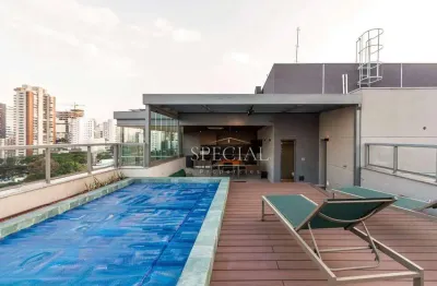 Belíssima cobertura de 332 m², com 3 suítes e 4 vagas no campo belo, são paulo-sp