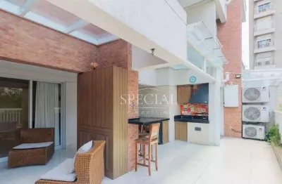 Apartamento garden mobiliado à venda/locação no brooklin – amplitude, conforto e localização privilegiada