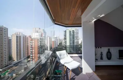 Cobertura a venda em moema, 365 m², mobiliada, fora de rota!
