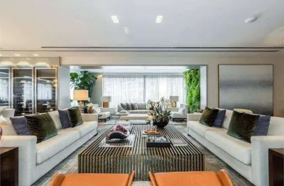 Apartamento com 355 m², 3 suites, 4 vgs, lazer completo com quadra tenis oficial! moema pássaros