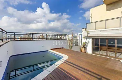 Cobertura duplex com 2 dormitórios à venda, 235 m² por r$ 2.500.000 - moema - são paulo/sp