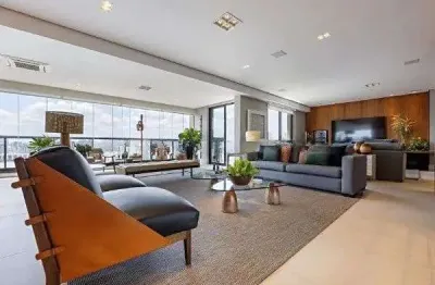 Apto com 358 m² de luxo e sofisticação, 3 suites, lazer, uma vista espetacular de são paulo