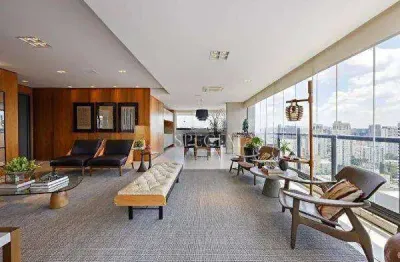 Apto com 358 m² de luxo e sofisticação, 3 suites, lazer, uma vista espetacular de são paulo