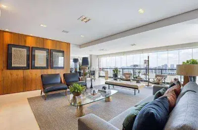 Cobertura de luxo com 3 suítes à venda, 358 m² por r$ 9.985.000 - moema - são paulo/sp