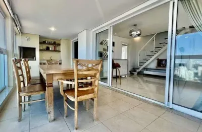 Cobertura à venda disponível próxima ao shopping morumbi com 3 suítes/jacuzzi/churrasqueira, 221 m² - brooklin - são paulo/sp