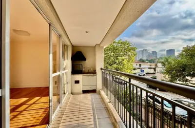 Apartamento com 4 dormitórios para alugar, 131 m² - campo belo - são paulo/sp