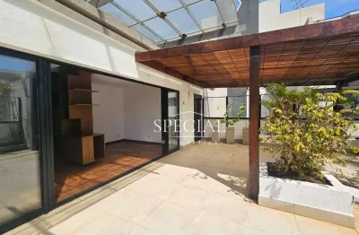 Cobertura penthouse | vila olímpia - 136 m² | 1 suíte + escritório
