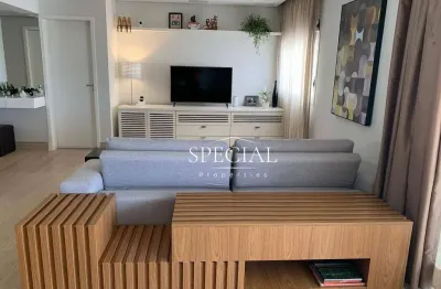 Apartamento sofisticado e reformado no brooklin, ao lado do bosque, em um dos empreendimentos mais desejados da região.