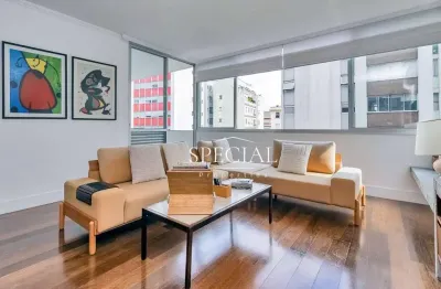 270 m², 3 dorm, sendo 2 suítes, 2 vagas – apartamento reformado com varanda generosa em higienópolis