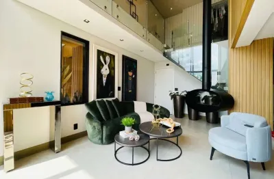 215 m², 3 suítes, 3 vagas – cobertura duplex com mezanino na vila olímpia