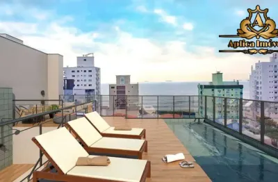 Apartamento vista mar e piscina na cobertura 2 vagas