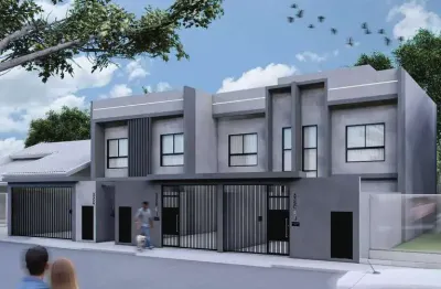 Sobrado geminado com 2 suítes no centro de navegantes - 700m do mar