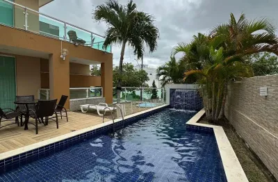 Alphaville litoral norte 2 com 4 suítes | fino acabamento| r$13.000 com txs| mobiliada - camacari/ba