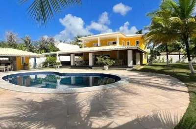 Excelente casa, pé na areia com 5/4, sendo 4 suítes a 60m da praia busca vida / camaçari ba